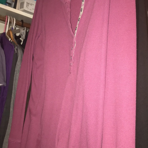 Pink waffle shirt - Picture 1 of 1